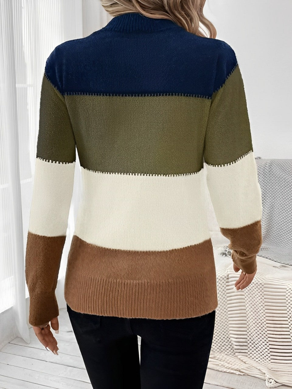 Lorine - Bequemer Pullover mit bunten Streifen