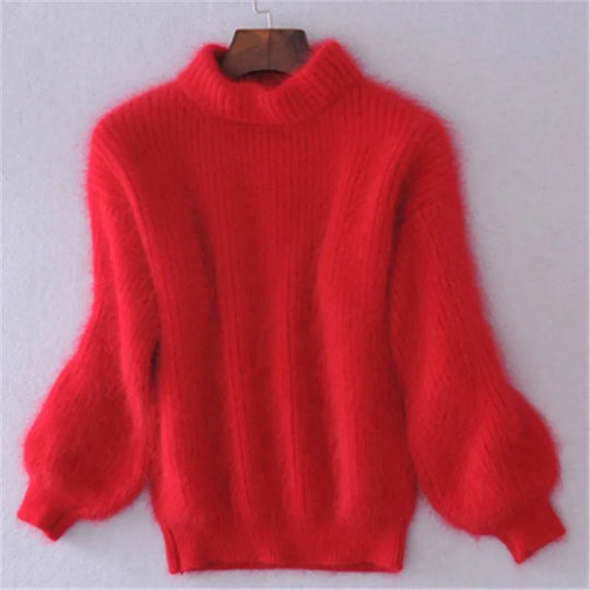 Taylor – Lässig gestrickter Angora-Pullover