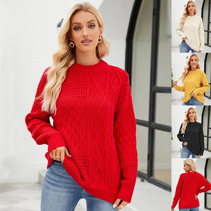 Zenia - Kuscheliger Pullover mit Knotenstruktur