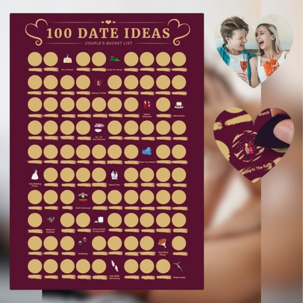 Adventure - 100 Date-Ideen Rubbelkarte