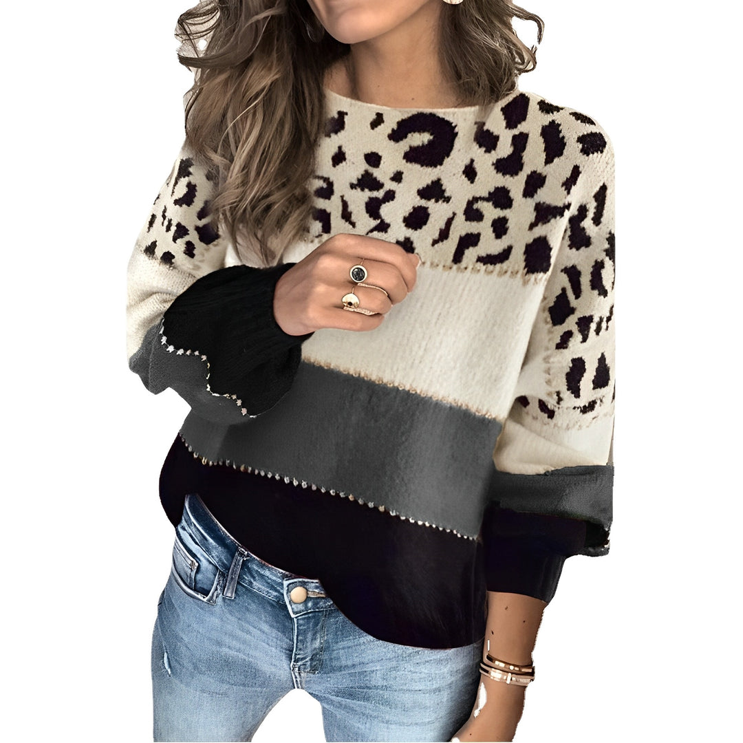 Danica - Locker geschnittener bedruckter Pullover