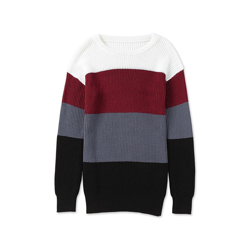 Emilia - Gemütlicher Pullover im Colorblock-Stil