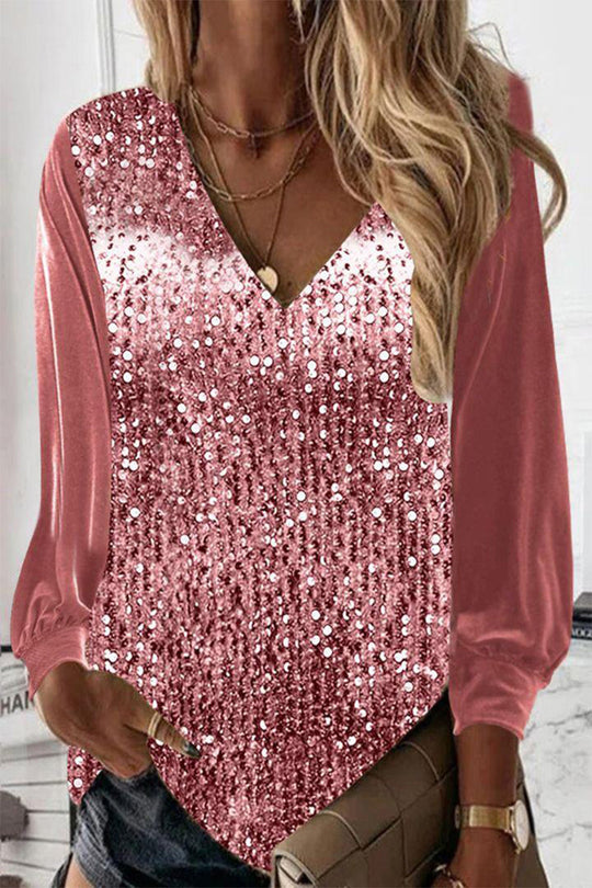 Yael - Damen-Bluse - Glitzer