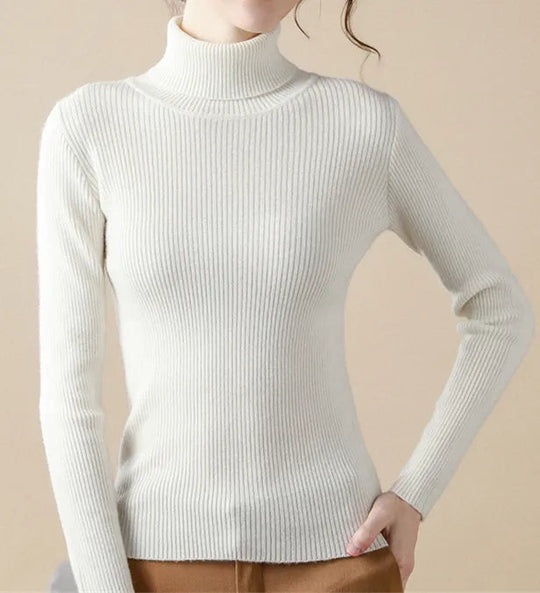 Alina - Farbenfroher Rollkragenpullover