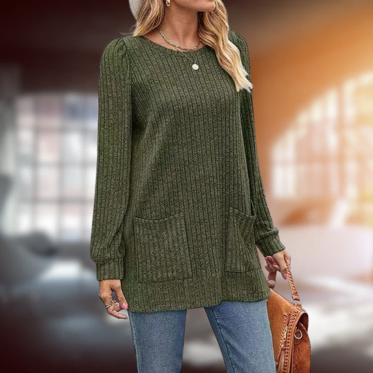 Ulla - Eleganter Longpulli für Damen