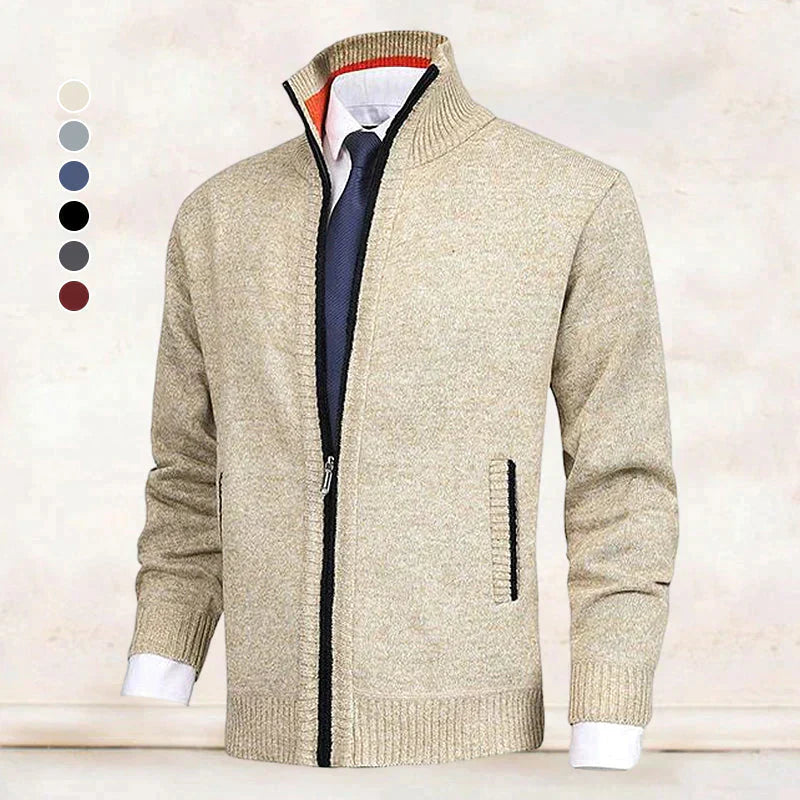 Jimboy - Cardigan Herren mit Kragen