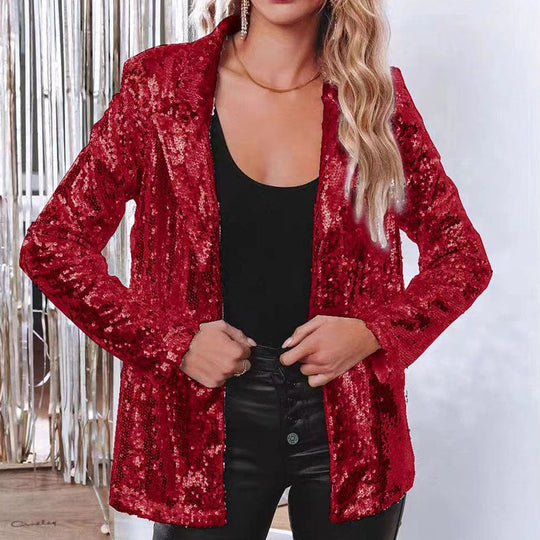 Deitra - Eleganter Blazer-Anzug mit funkelnden Pailletten