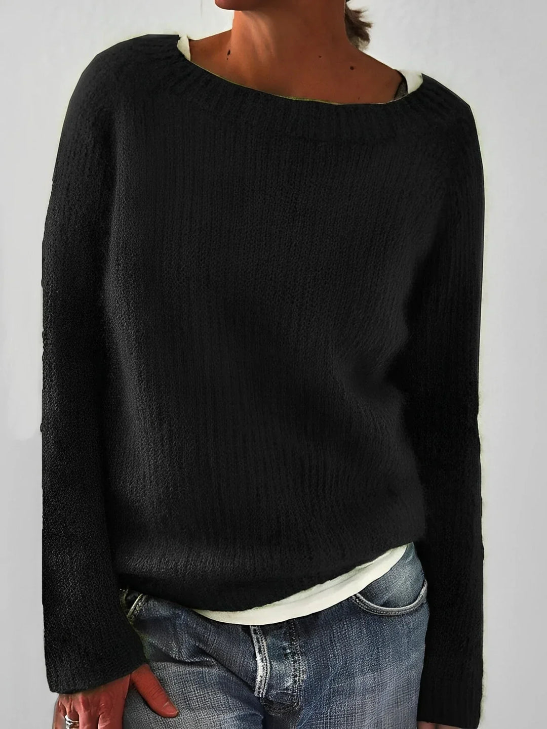 Jumper Warmer Pullover aus weichem Strick