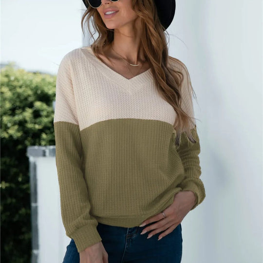 Marissa - Bequemer Pullover im Farbblock-Stil