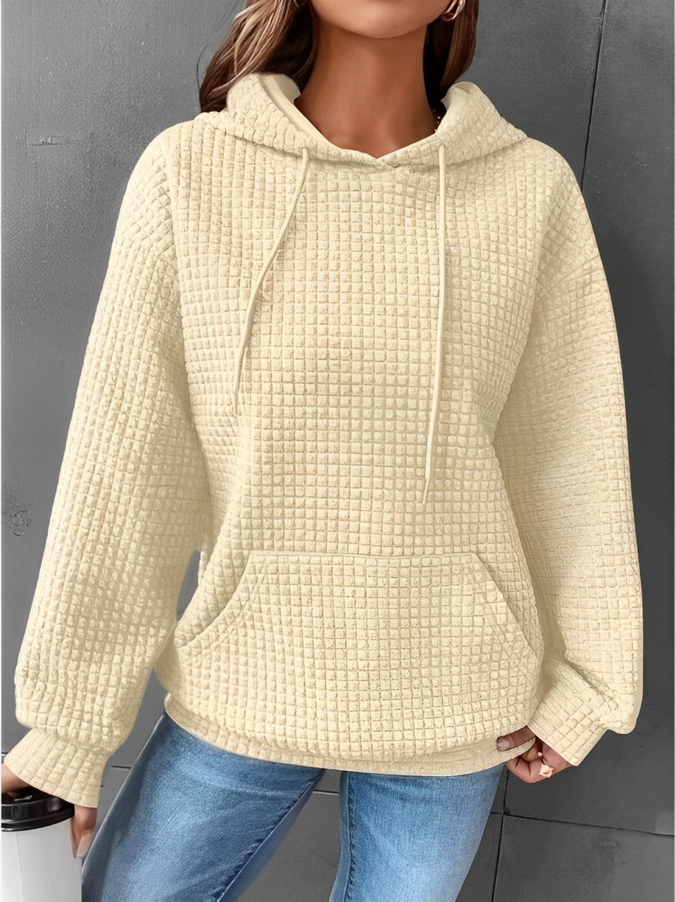 Jream - Langärmeliger Pullover mit Tunnelzug