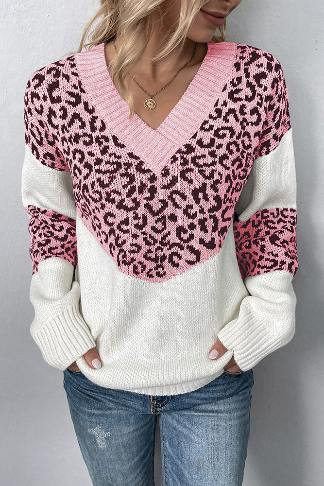 Kaley - Stilvoller Pullover mit Leoparden-Print