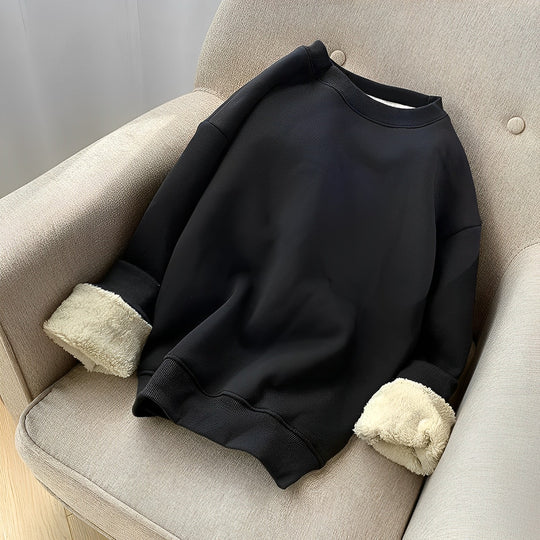 Amara - Warmer Pullover mit Fleece-Futter