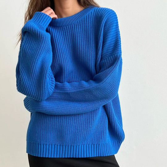 Celestia - Minimalistischer Strickpullover