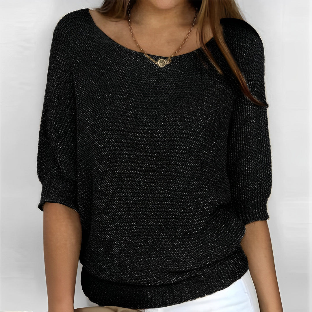 Leonie Elegantes Pullover-Shirt mit Halfterdesign