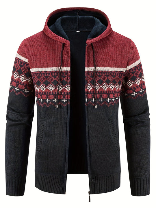 Mick - Herren Winterstrickjacke