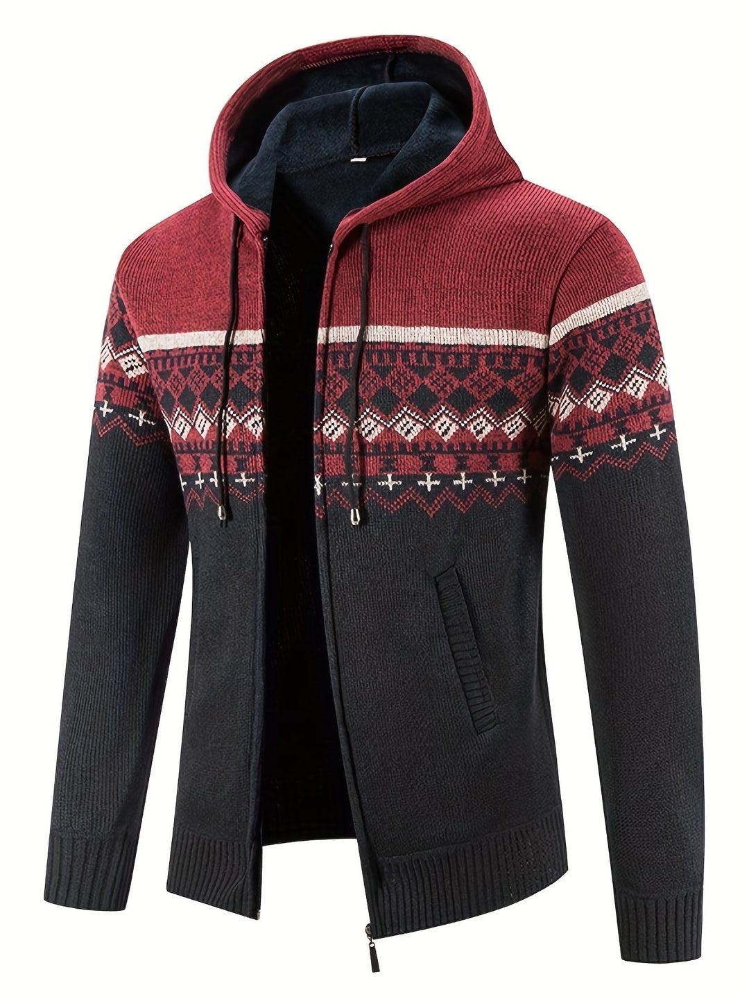 Mick - Herren Winterstrickjacke