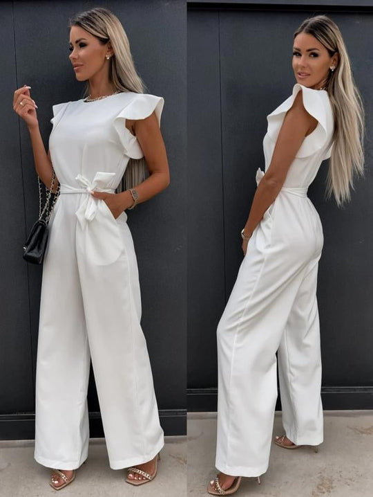 EffortlessElegance - Stilvoller Jumpsuit mit Weitem Bein