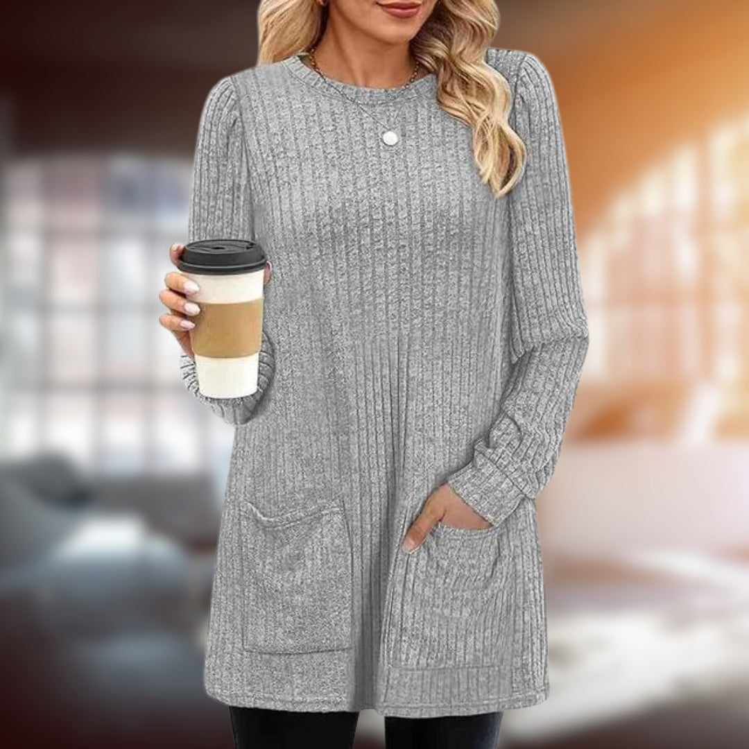 Ulla - Eleganter Longpulli für Damen