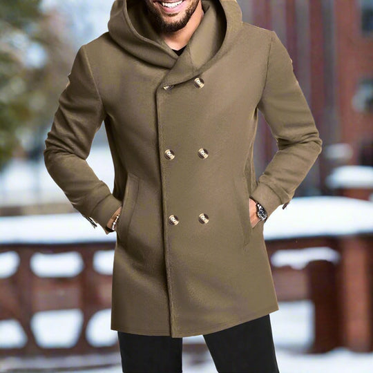 Garey - Trendiger Herren-Trenchcoat mit Kapuze