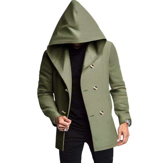 Garey - Trendiger Herren-Trenchcoat mit Kapuze