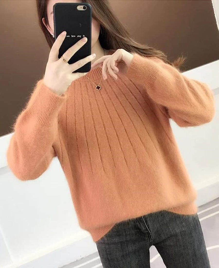 Dollie - Flauschiger Strickpullover