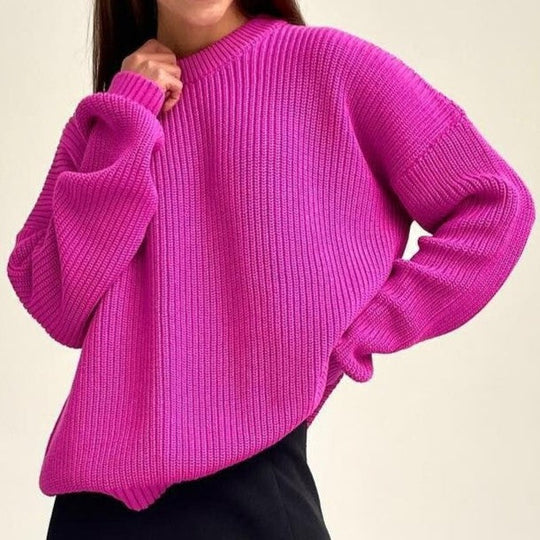 Celestia - Minimalistischer Strickpullover