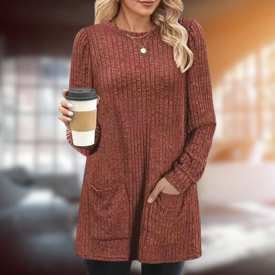 Ulla - Eleganter Longpulli für Damen