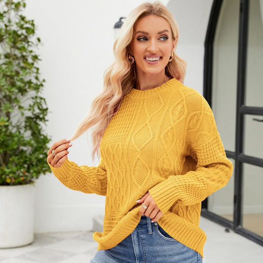 Zenia - Kuscheliger Pullover mit Knotenstruktur