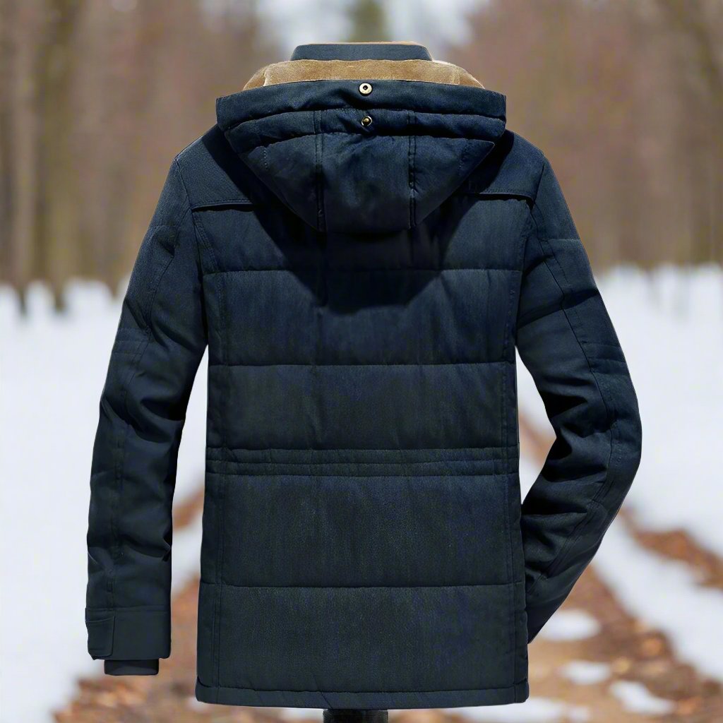 Milford - wattierter Winter-Fleece-Mantel für Herren