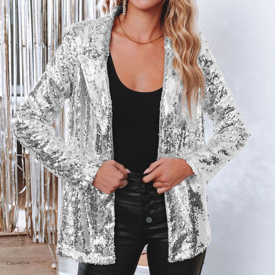 Deitra - Eleganter Blazer-Anzug mit funkelnden Pailletten