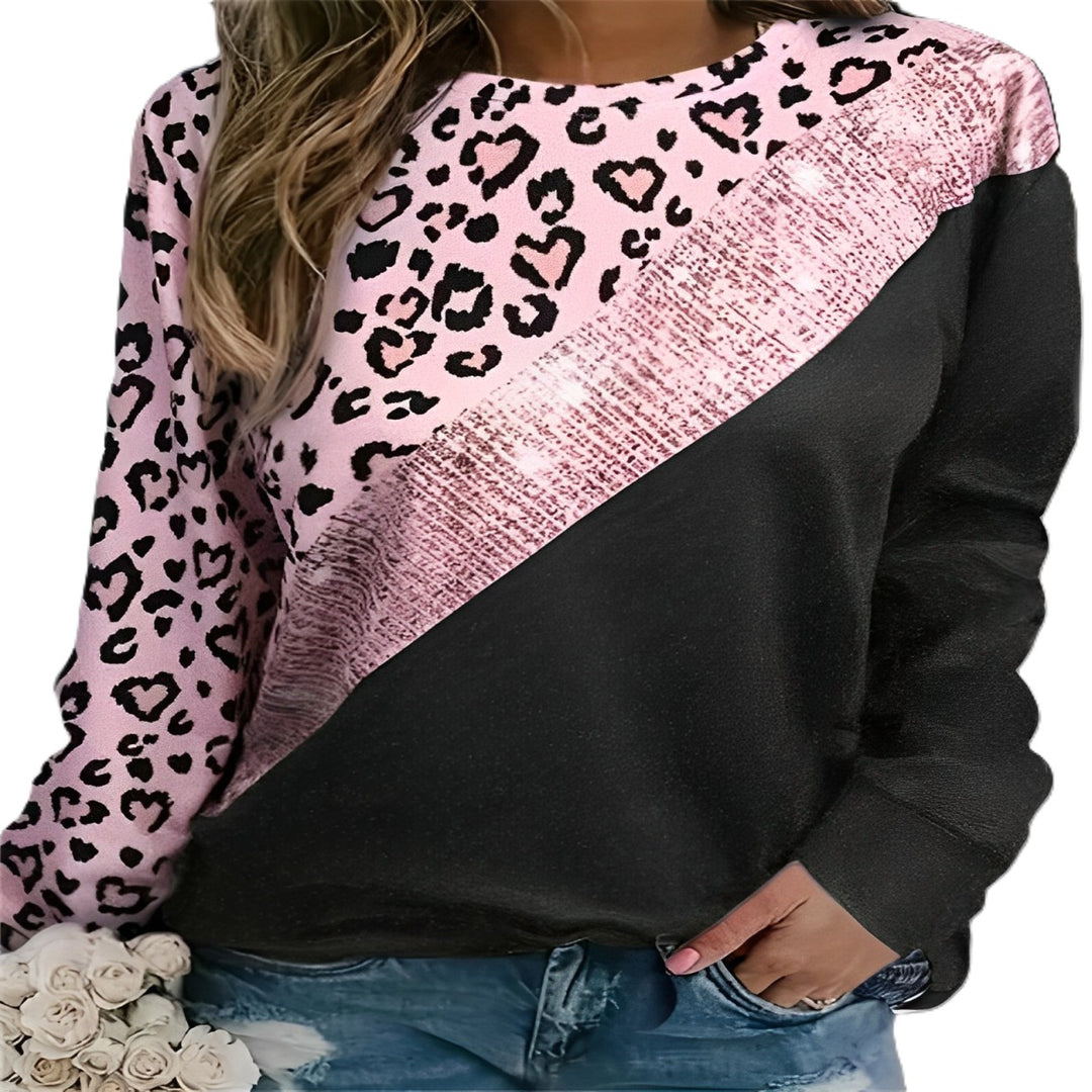 Rorie - Warmer weiter Pullover mit Print