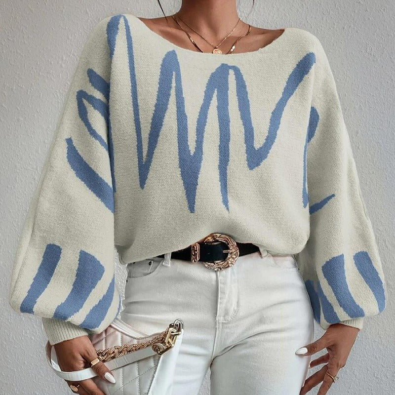 Linden - Oversize-Strickpullover mit weiten Ärmeln