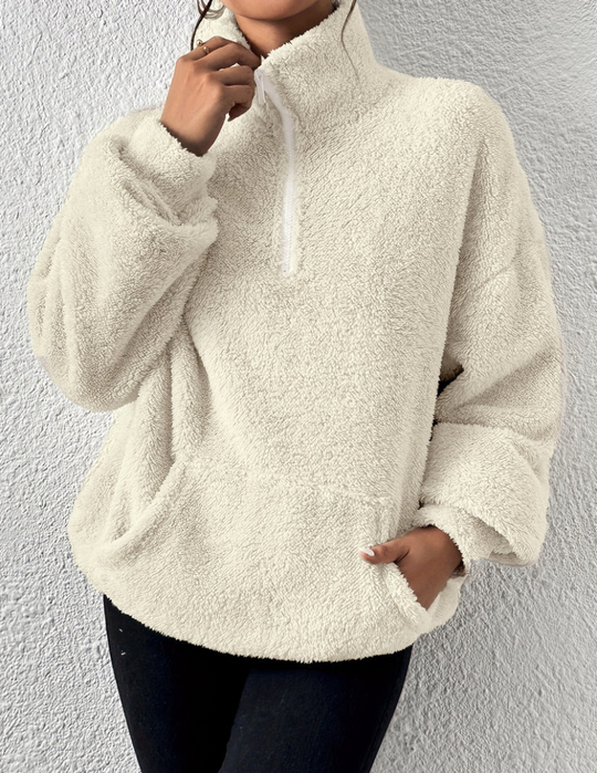 Mavie - Flauschiger Fleece-Pullover