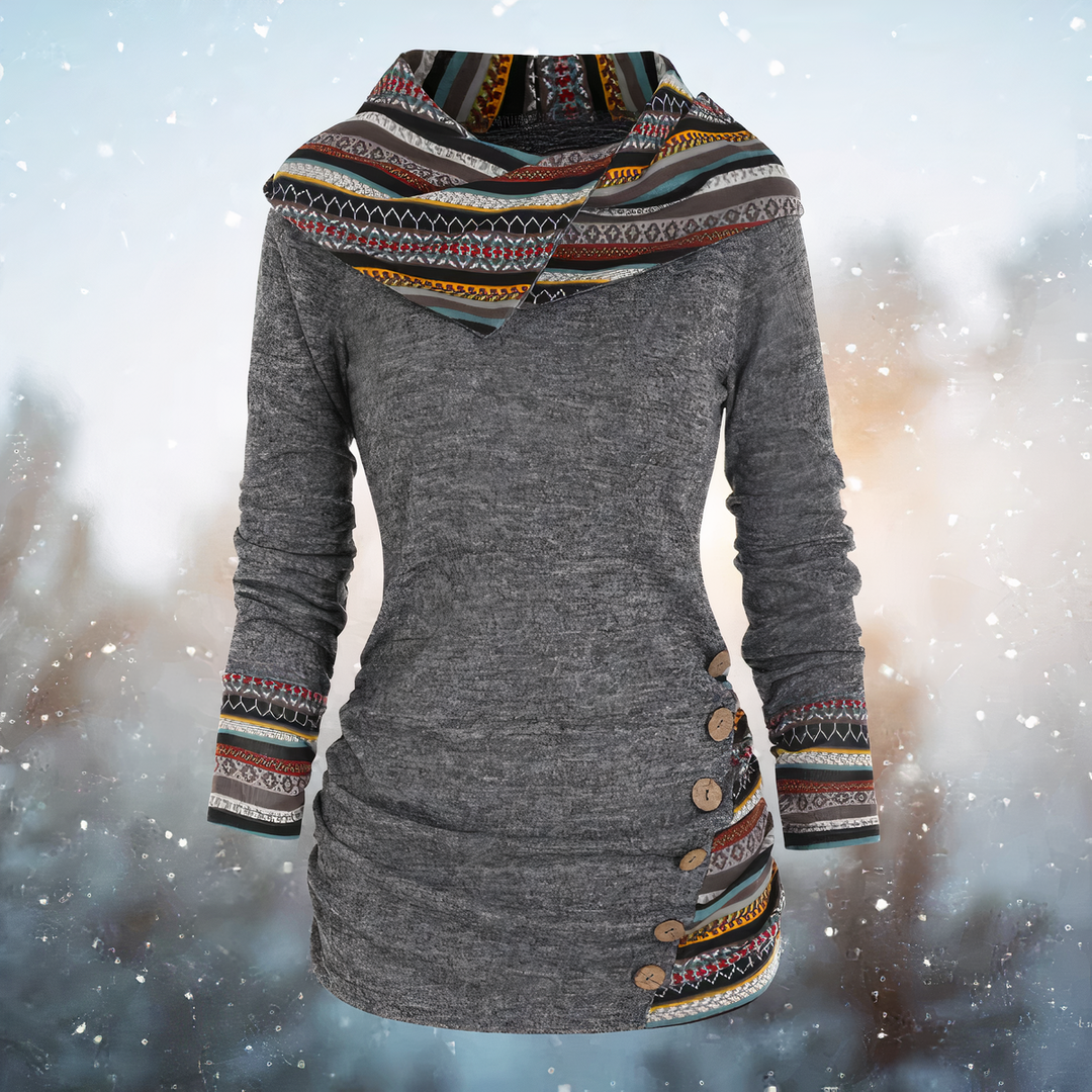 Emma - Stylischer Tribal-Hoodie