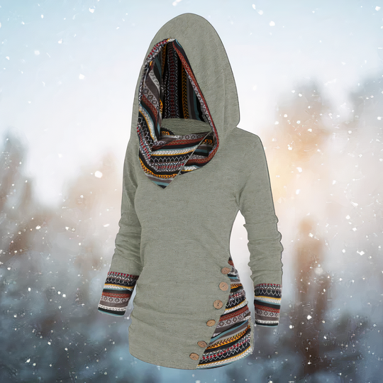 Emma - Stylischer Tribal-Hoodie