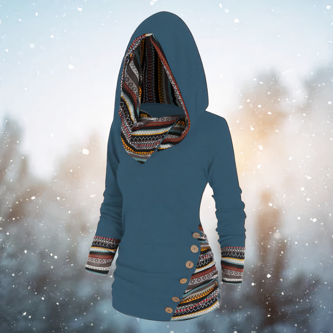 Emma - Stylischer Tribal-Hoodie