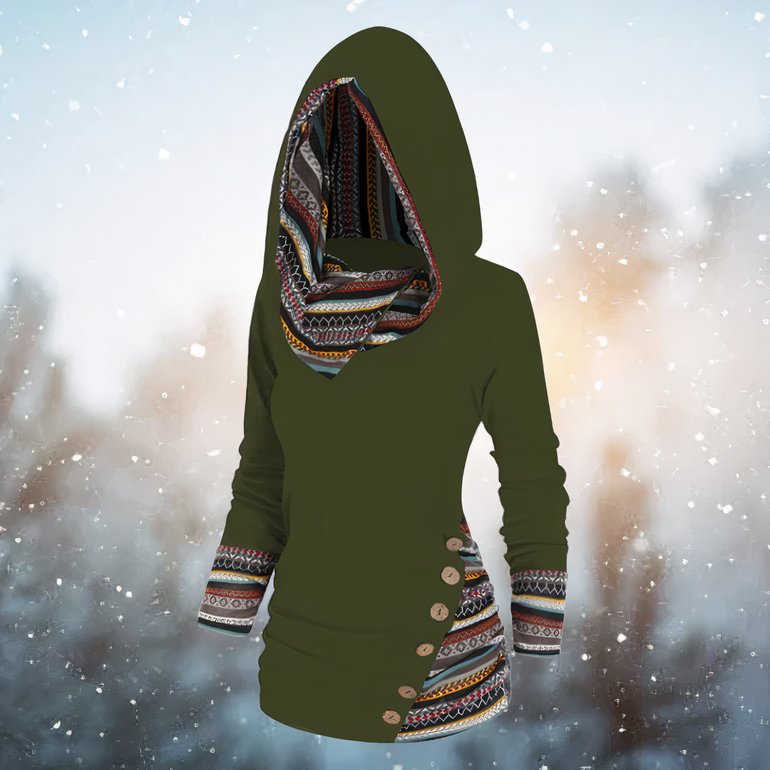 Emma - Stylischer Tribal-Hoodie