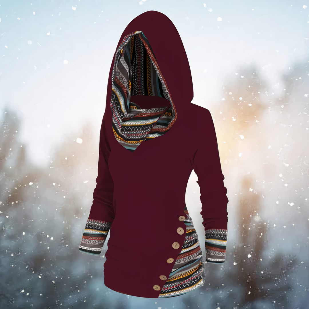 Emma - Stylischer Tribal-Hoodie