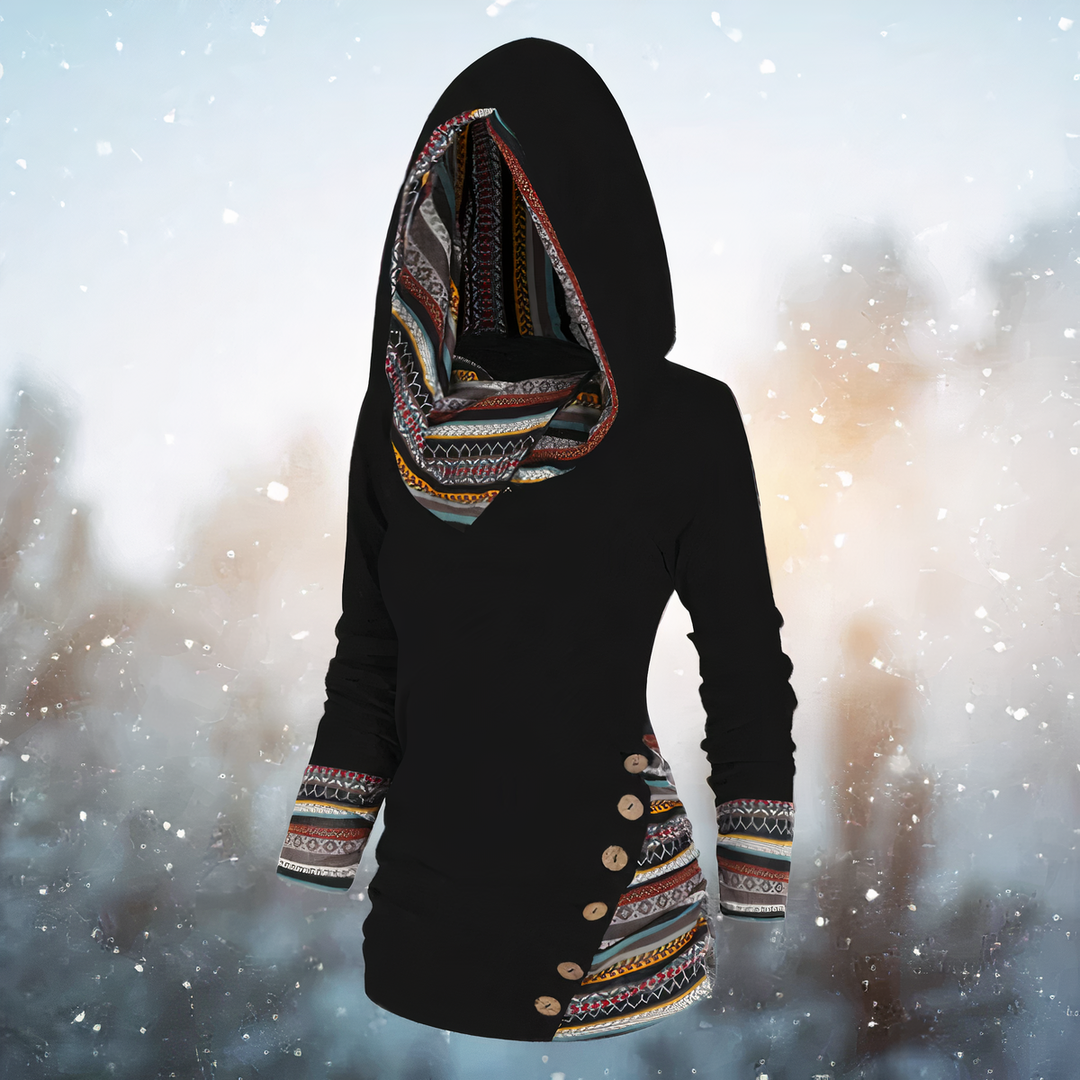 Emma - Stylischer Tribal-Hoodie