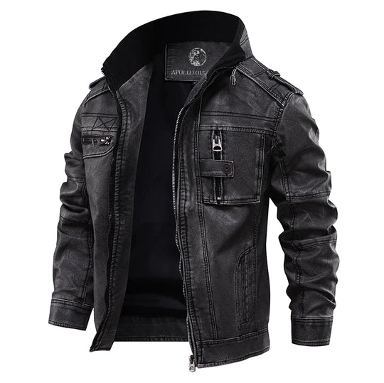 Caleb - Lederjacke Herren Bikerjacke