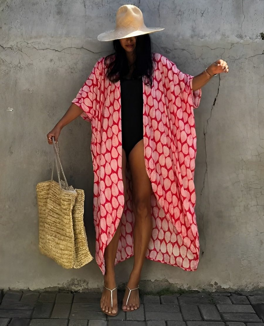 Palm Isle - Sexy Kimono-Robe für den Strand