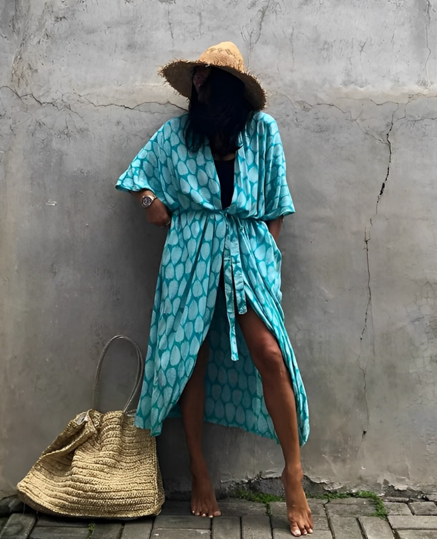 Palm Isle - Sexy Kimono-Robe für den Strand