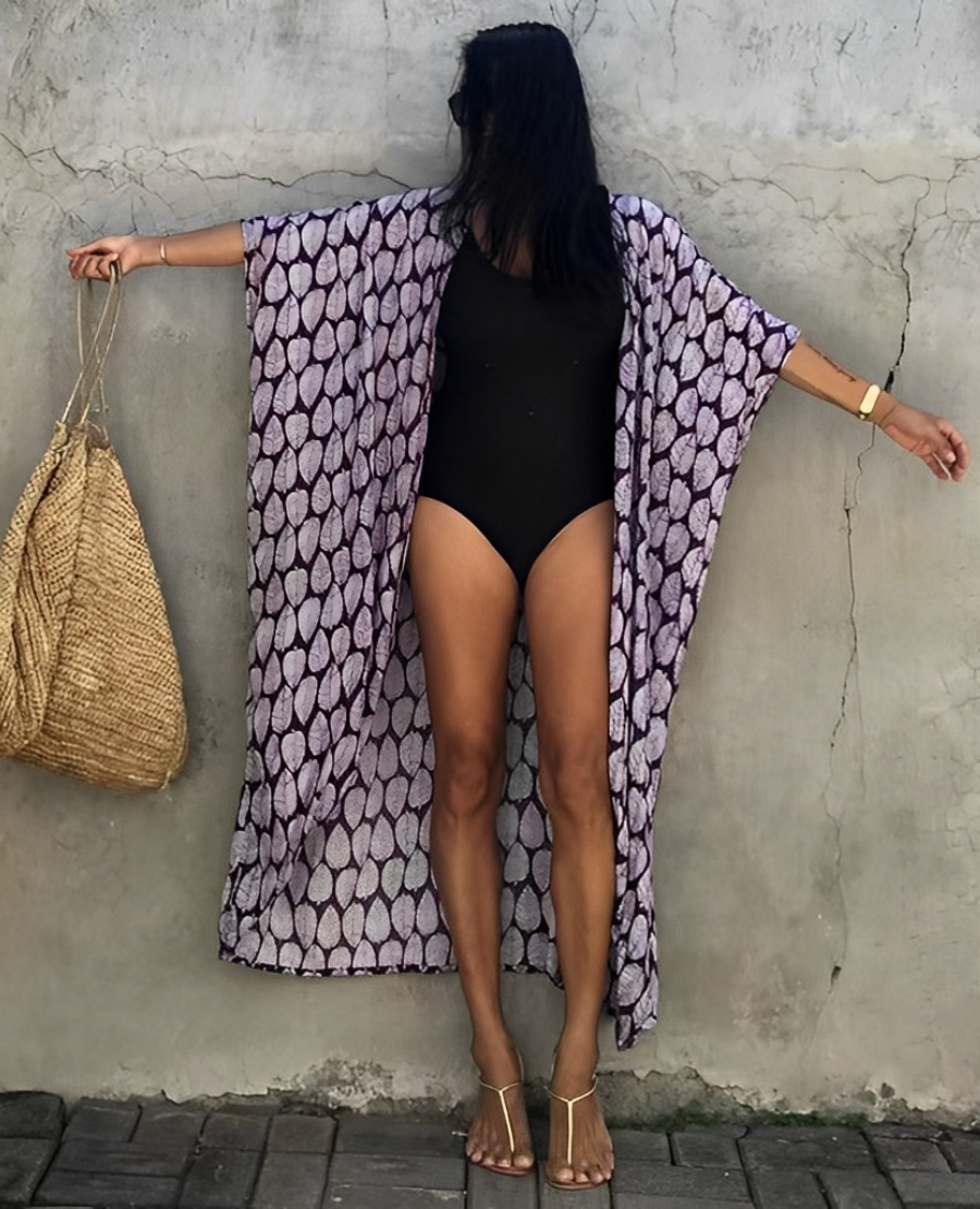 Palm Isle - Sexy Kimono-Robe für den Strand