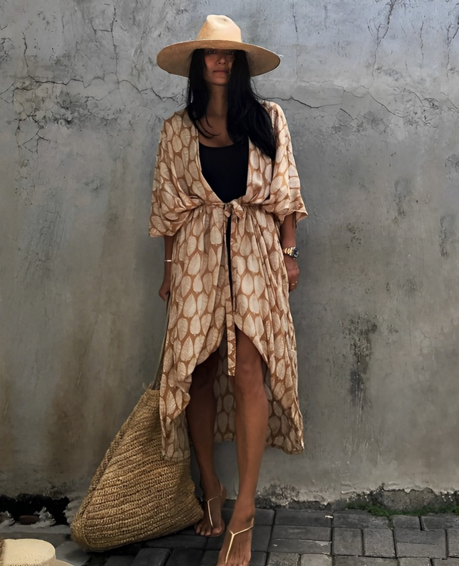 Palm Isle - Sexy Kimono-Robe für den Strand