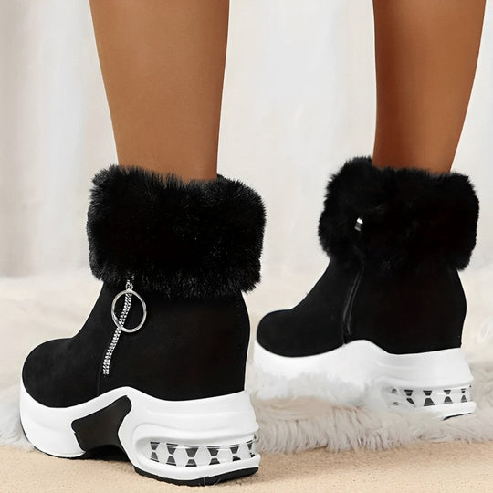 Jazmin - Winterstiefel mit mittelhohem Blockabsatz