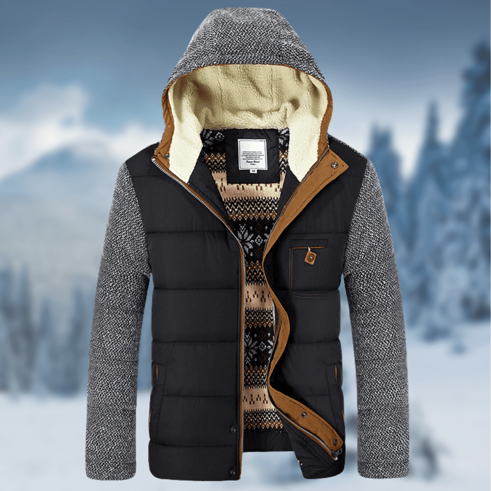 David - Warme Designer-Jacke, luxuriös