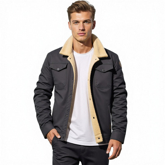 Jago - Stylische Herren Vintage-Bomberjacke für jeden Tag