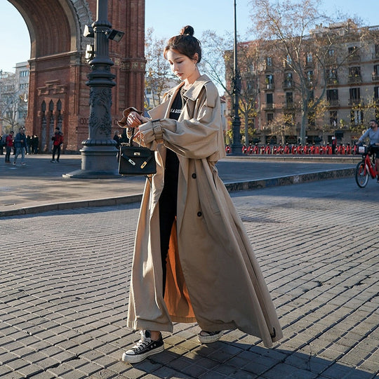 Olga - Stilvoller Trenchcoat im lockeren Schnitt