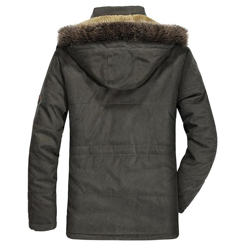 Callum - Winterjacke Herren Mit Kapuze & Fell