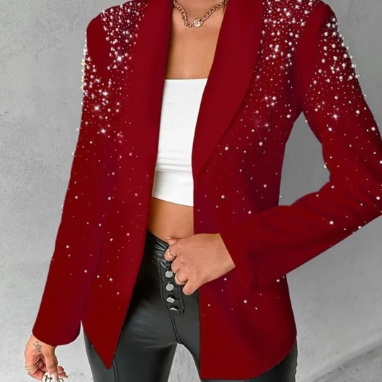 Meret - Schlanker Blazer mit Perlendetails für Damen